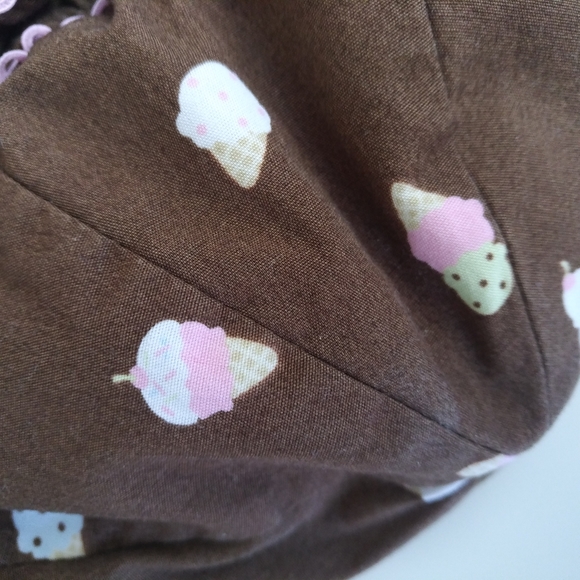 4/$20 Baby girl Gymboree ice cream sunhat 6 months - Picture 8 of 13